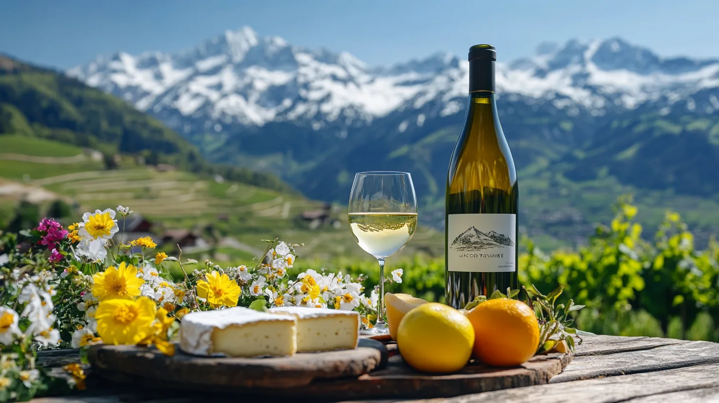 yecayeca a bottle of jacqure white wine from savoie on a rust c68bee8d 5c9e 496f a7c5 36a59dbc8cfb 2